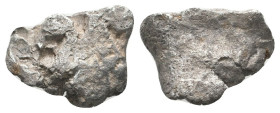 Judaea. Cut AR Hacksilver. Circa 13th-5th century BCE.

Reference:

Condition: Very Fine

Weight =2.0 gr
Heıght =12.3 mm