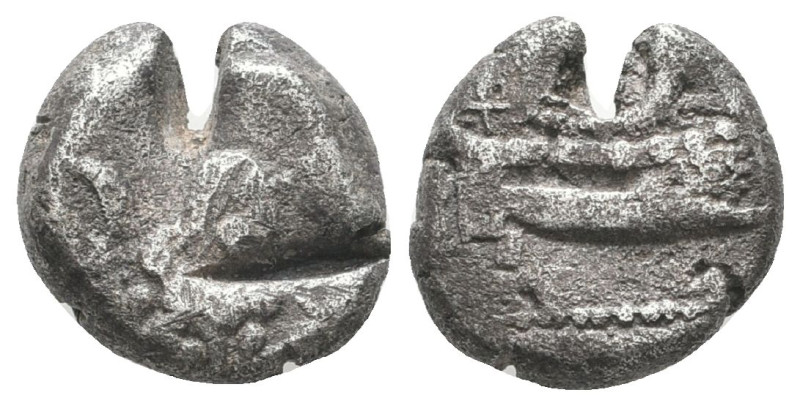PHOENICIA, Arados. Uncertain king. Circa 370-346 BC. AR 

Reference:

Condit...