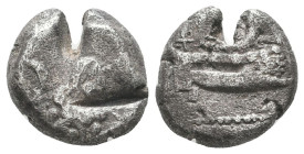 PHOENICIA, Arados. Uncertain king. Circa 370-346 BC. AR 

Reference:

Condition: Very Fine

Weight =3.2 gr
Heıght =12.3 mm