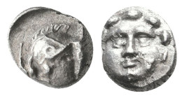 Greek Obols, Ca. 350-100 BC. AR.

Reference:

Condition: Very Fine

Weight =1.0 gr
Heıght =9.3 mm
