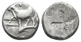 Thrace, Byzantion. AR . Circa 340-320 BC.

Reference:

Condition: Very Fine

Weight =2.4 gr
Heıght =11.4 mm