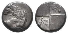 Thrace, Chersonesos. AR Hemidrachm, Circa 357-320BC.

Reference:

Condition: Very Fine

Weight =2.4 gr
Heıght =10.9 mm