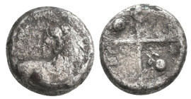 Thrace, Chersonesos. AR Hemidrachm, Circa 357-320BC.

Reference:

Condition: Very Fine

Weight =2.0 gr
Heıght =12.0 mm