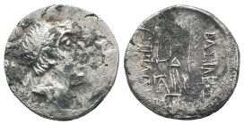 Kings of Cappadocia, Ar. (220-163 BC). Drachm

Reference:

Condition: Very Fine

Weight =3.8 gr
Heıght =15.5 mm