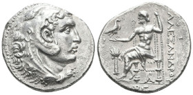 KINGS OF MACEDON. Alexander III 'the Great' (336-323 BC). Ar.

Reference:

Condition: Very Fine

Weight =15.7 gr
Heıght =30.5 mm