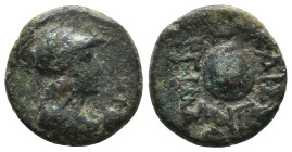 Greek Coins. 4th - 1st century B.C. AE

Reference:

Condition: Very Fine

Weight =3,8 gr
Heıght =15.5 mm