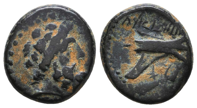 Greek Coins. 4th - 1st century B.C. AE

Reference:

Condition: Very Fine

...