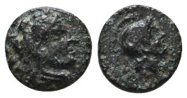 Greek Coins. 4th - 1st century B.C. AE

Reference:

Condition: Very Fine

Weight =1.0 gr
Heıght =9.7 mm