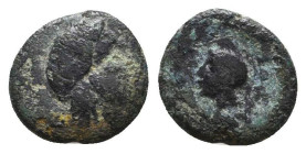 Greek Coins. 4th - 1st century B.C. AE

Reference:

Condition: Very Fine

Weight =0.6 gr
Heıght =7.5 mm