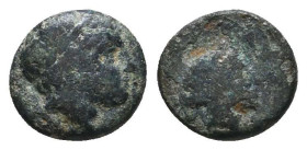 Greek Coins. 4th - 1st century B.C. AE

Reference:

Condition: Very Fine

Weight =0.6 gr
Heıght =7.1 mm
