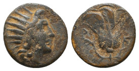 Greek Coins. 4th - 1st century B.C. AE

Reference:

Condition: Very Fine

Weight =1.0 gr
Heıght =11.0 mm