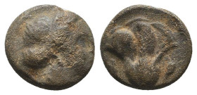 Greek Coins. 4th - 1st century B.C. AE

Reference:

Condition: Very Fine

Weight =1.4 gr
Heıght =10.0 mm