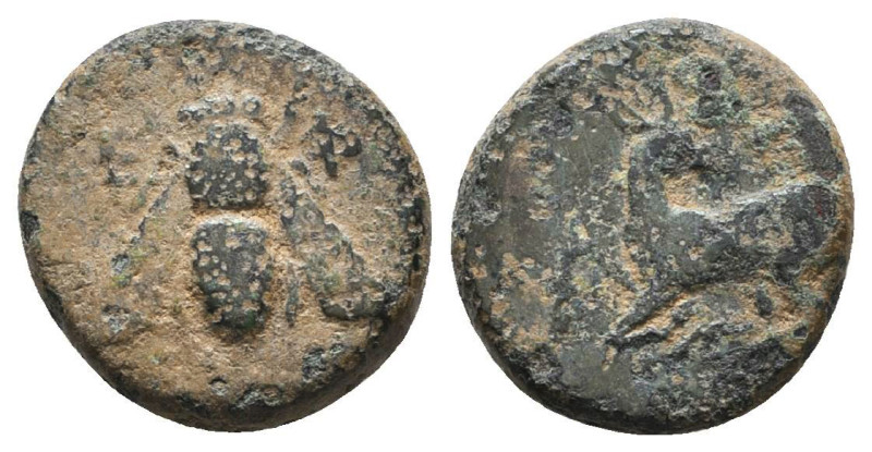 Greek Coins. 4th - 1st century B.C. AE

Reference:

Condition: Very Fine

...