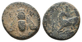 Greek Coins. 4th - 1st century B.C. AE

Reference:

Condition: Very Fine

Weight =2.3 gr
Heıght =12.3 mm