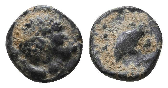 Greek Coins. 4th - 1st century B.C. AE

Reference:

Condition: Very Fine

...