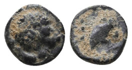 Greek Coins. 4th - 1st century B.C. AE

Reference:

Condition: Very Fine

Weight =0.7 gr
Heıght =7.8 mm
