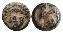 Greek Coins. 4th - 1st century B.C. AE

Reference:

Condition: Very Fine

Weight =1.2 gr
Heıght =9,2 mm