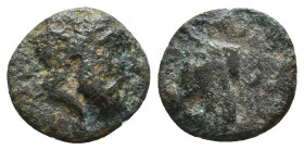 Greek Coins. 4th - 1st century B.C. AE

Reference:

Condition: Very Fine

Weight =1.1 gr
Heıght =10.2 mm