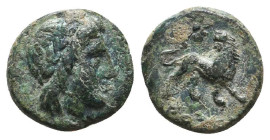 Greek Coins. 4th - 1st century B.C. AE

Reference:

Condition: Very Fine

Weight =1.1 gr
Heıght =10.1 mm