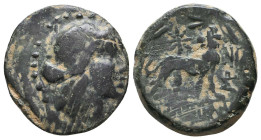 Greek Coins. 4th - 1st century B.C. AE

Reference:

Condition: Very Fine

Weight =4.8 gr
Heıght =19.3 mm