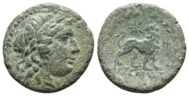 Greek Coins. 4th - 1st century B.C. AE

Reference:

Condition: Very Fine

Weight =4.0 gr
Heıght =19.4 mm