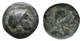 Greek Coins. 4th - 1st century B.C. AE

Reference:

Condition: Very Fine

Weight =1.2 gr
Heıght =9.8 mm