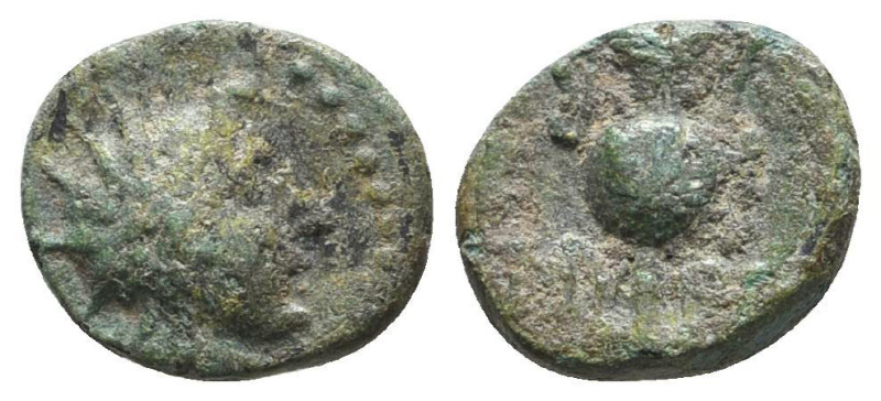 Greek Coins. 4th - 1st century B.C. AE

Reference:

Condition: Very Fine

...