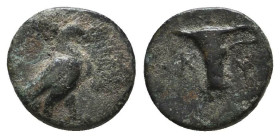 Greek Coins. 4th - 1st century B.C. AE

Reference:

Condition: Very Fine

Weight =0.9 gr
Heıght =9.4 mm