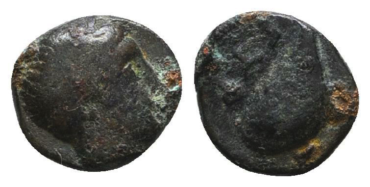 Greek Coins. 4th - 1st century B.C. AE

Reference:

Condition: Very Fine

...