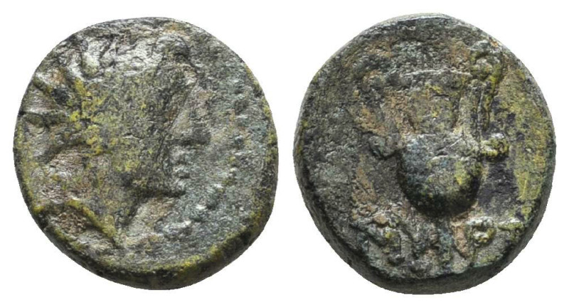 Greek Coins. 4th - 1st century B.C. AE

Reference:

Condition: Very Fine

...