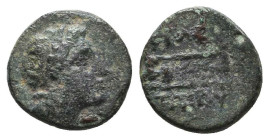 Greek Coins. 4th - 1st century B.C. AE

Reference:

Condition: Very Fine

Weight =1.2 gr
Heıght =9.7 mm
