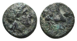 Greek Coins. 4th - 1st century B.C. AE

Reference:

Condition: Very Fine

Weight =0.7 gr
Heıght =7.6 mm