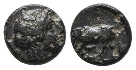 Greek Coins. 4th - 1st century B.C. AE

Reference:

Condition: Very Fine

Weight =1.1 gr
Heıght =8.8 mm
