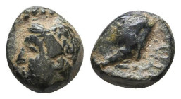 Greek Coins. 4th - 1st century B.C. AE

Reference:

Condition: Very Fine

Weight =0.8 gr
Heıght =5.9 mm