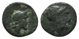 Greek Coins. 4th - 1st century B.C. AE

Reference:

Condition: Very Fine

Weight =0.6 gr
Heıght =8.9 mm