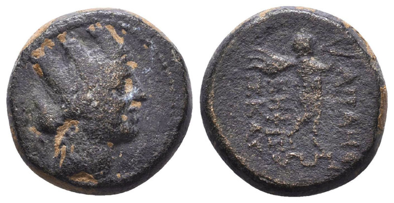 Greek Coins. 4th - 1st century B.C. AE

Reference:

Condition: Very Fine

...