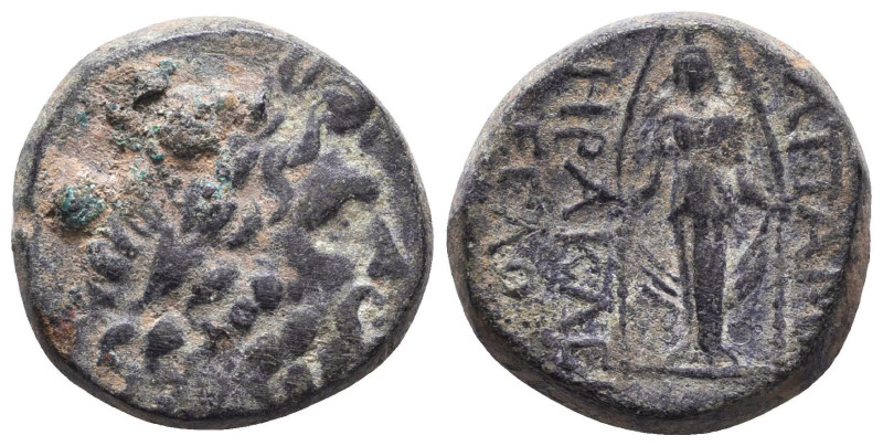 Greek Coins. 4th - 1st century B.C. AE

Reference:

Condition: Very Fine

...