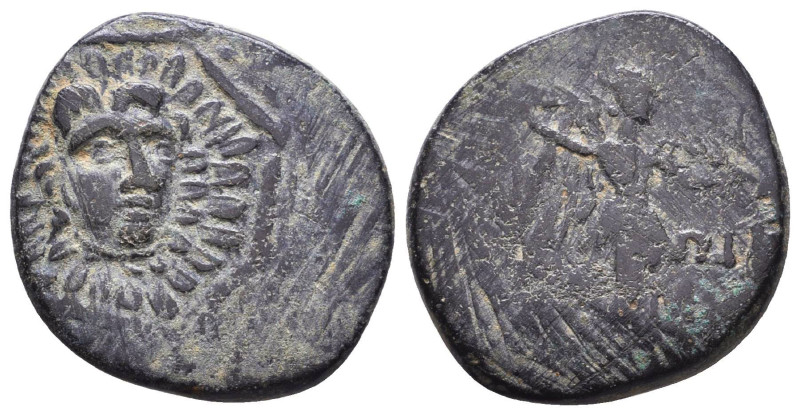 Greek Coins. 4th - 1st century B.C. AE

Reference:

Condition: Very Fine

...