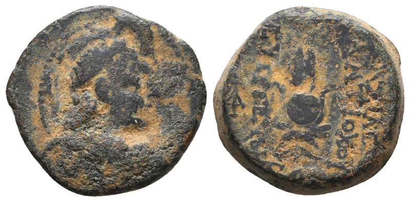 Greek Coins. 4th - 1st century B.C. AE

Reference:

Condition: Very Fine

...