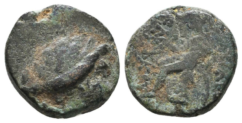 Greek Coins. 4th - 1st century B.C. AE

Reference:

Condition: Very Fine

...