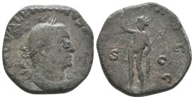 Valerianus I (253-260 AD). AE Sestertius, Roma
Reference:

Condition: Very Fine

Weight =14 gr
Heıght =25 mm