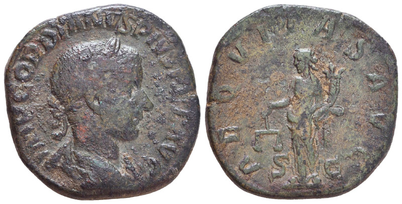 GORDIAN III (238-244). Sestertius.

Reference:

Condition: Very Fine

Weig...