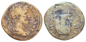 Hadrian. AD 117-138. Ae.

Reference:

Condition: Very Fine

Weight =3.1 gr
Heıght =18.5 mm