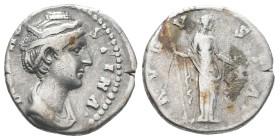 Faustina I. Augusta, A.D. 138-140/1. AR denarius

Reference:

Condition: Very Fine

Weight =3.3 gr
Heıght =18 mm