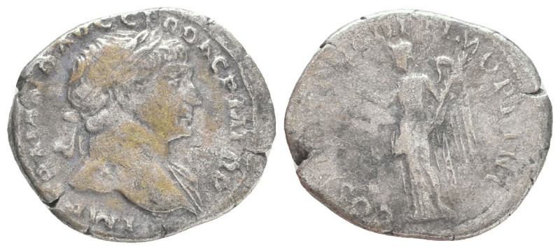 TRAJAN (98-117). Denarius.

Reference:

Condition: Very Fine

Weight =2.5 ...