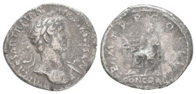 Hadrian, AD 117-138. AR Denarius

Reference:

Condition: Very Fine

Weight =2.9 gr
Heıght =17.9 mm