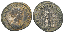 Severina. Augusta, A.D. 270-275. AE Antoninianus. 

Reference:

Condition: Very Fine

Weight =3 gr
Heıght =23 mm