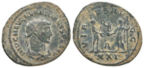 Numerian. A.D. 283-284. Æ antoninianus

Reference:

Condition: Very Fine

Weight =3.8 gr
Heıght =23.2 mm