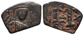 Arab Byzantine Coins,

Reference:

Condition: Very Fine

Weight =3.3gr
Heıght =20mm
