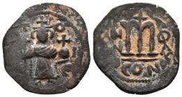 Arab Byzantine Coins,

Reference:

Condition: Very Fine

Weight =4.5gr
Heıght =22.7mm